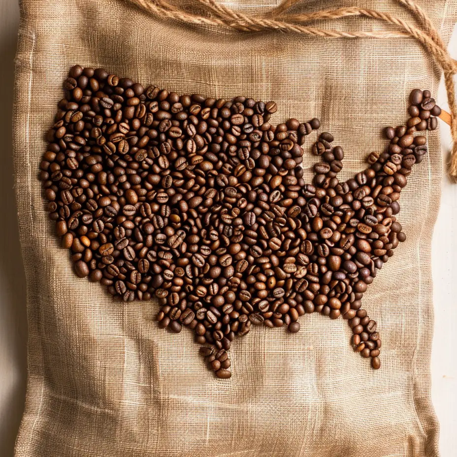 Java product logos - JavaFlame (orange), JavaBrewBQ (red), JavaEarth (brown), JavaLube (gray) with coffee beans in the background